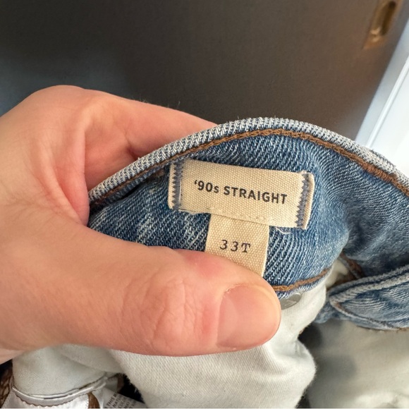 Madewell 90s Straight Jeans sz 33 TALL - Picture 7 of 7